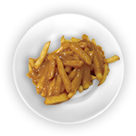 Chips, Cheese & Curry Sauce 