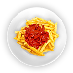 Chips, Cheese & Chasni Sauce 